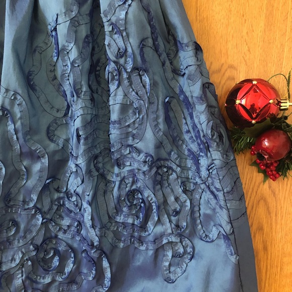 Shimmery Blue Cocktail NWT - Picture 4 of 6